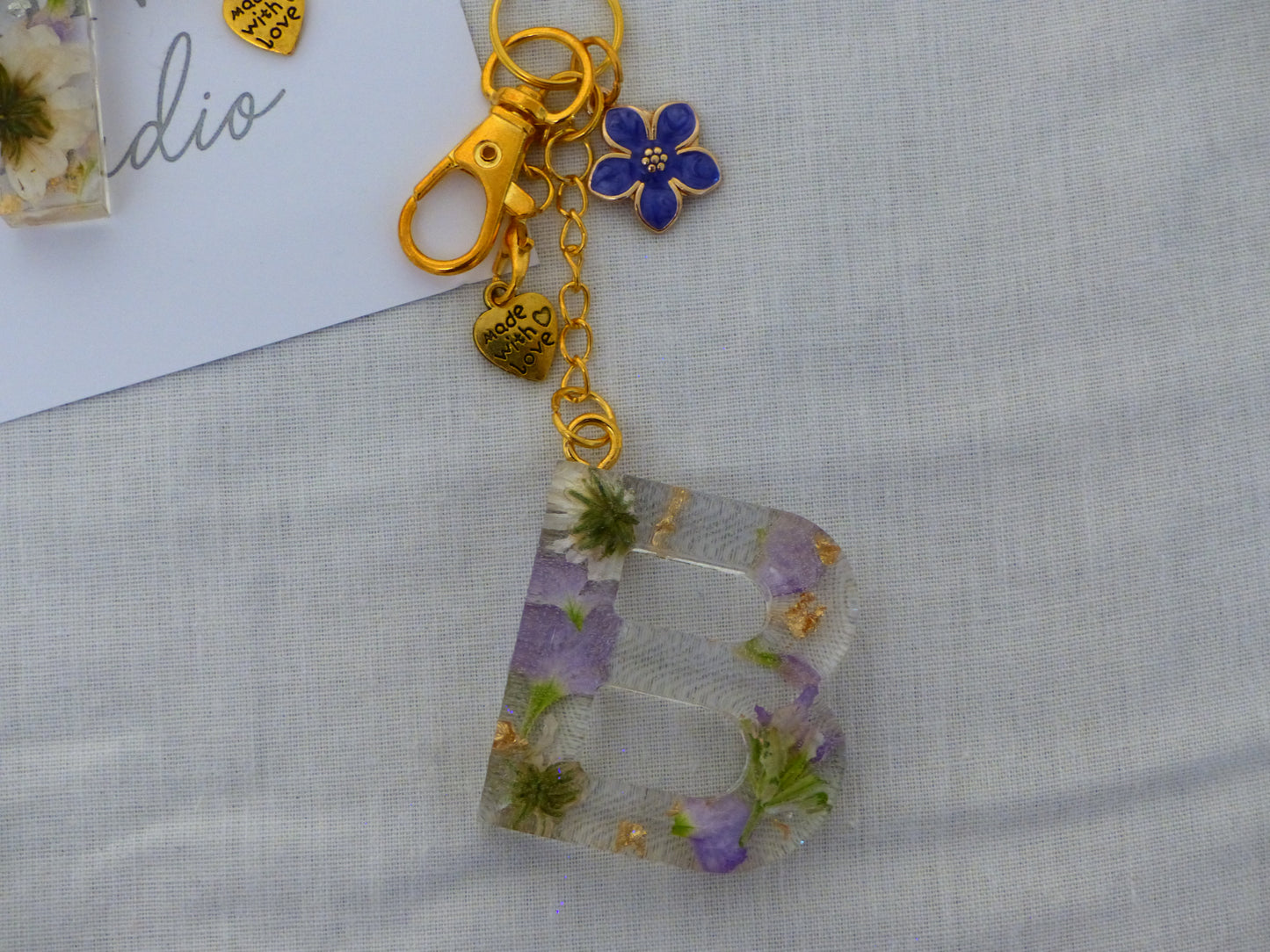 Floral Keychain letter